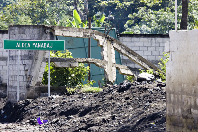 Guatemalan village of Panabaj destroyed by mudslides