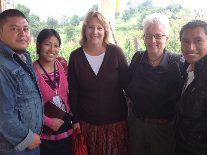 Patti and Brenda with Child Aid Staff